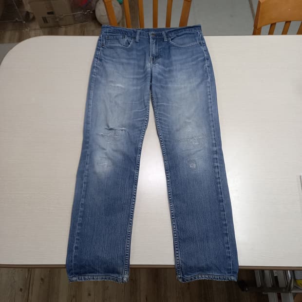 32 리바이스511 워싱 스판 슬림일자진 32-367