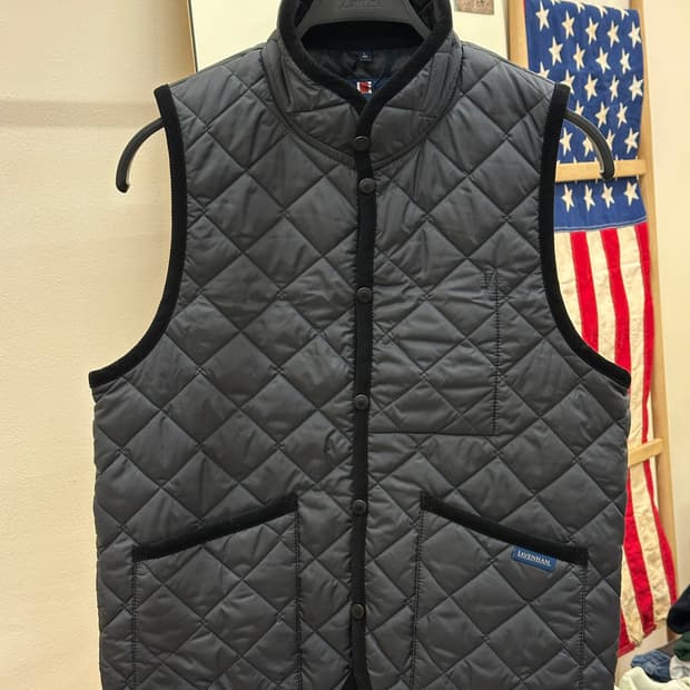 [새제품] 라벤헴 믹필드 퀼팅베스트 블랙 XL