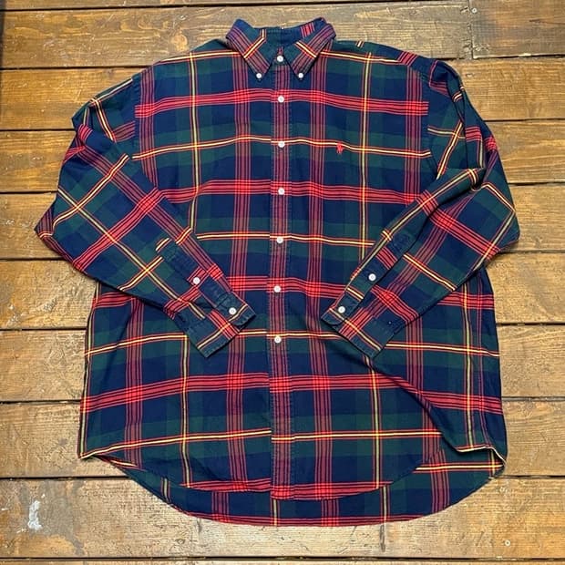 폴로랄프로렌 Polo Ralph Lauren 타탄체크 버튼다운 셔츠