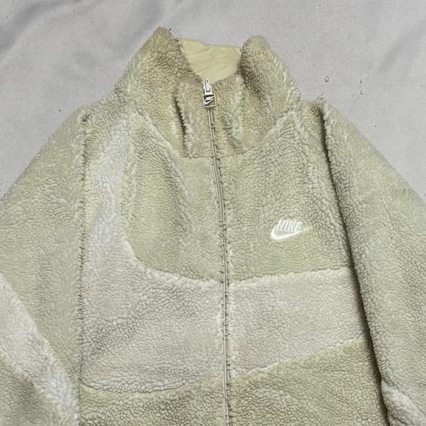 L 나이키 빅스우시 리버시블 나일론 플리스 자켓