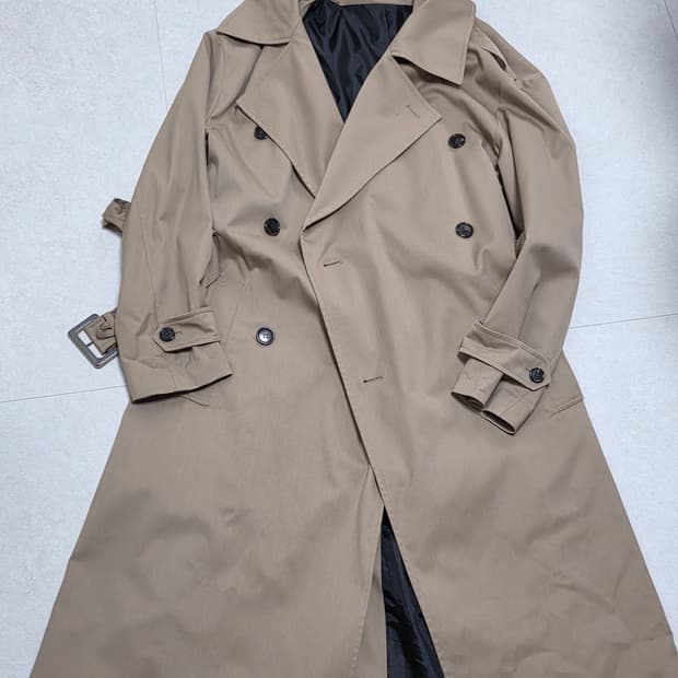 시스템옴므 트렌치코트 