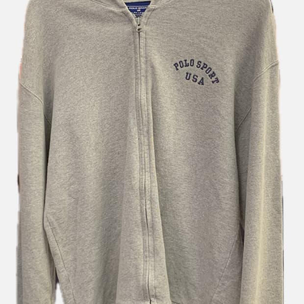 Polo Sport USA Grey Zip-up Hoodie