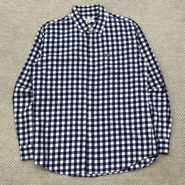 라코스테 체크 셔츠 r3524