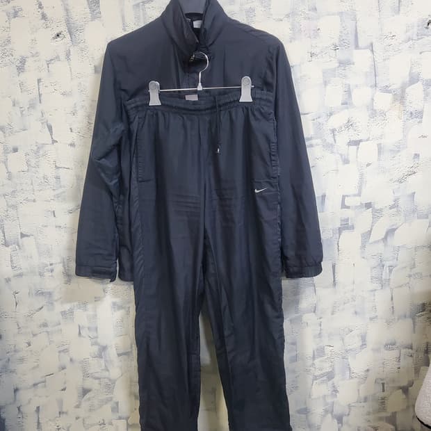 나이키 블랙 바람막이 트레이닝복 세트 