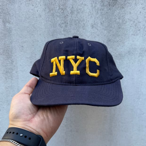 90s 스투시 NYC 로고 볼캡