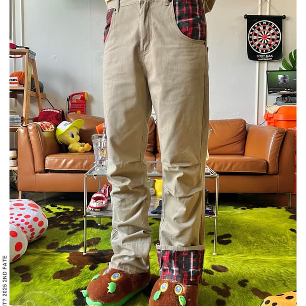 Japanese Vintage Check Docking Pants