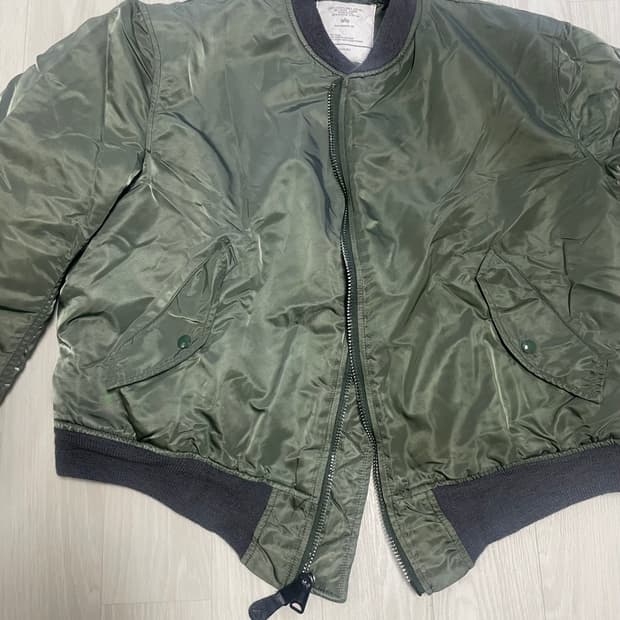 알파인더스트리 ma-1 XL 건담 컬러 100-105 빈티지