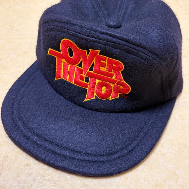 오버더탑 OVER THE TOP 빈티지 영화 프로모 모자 실베스터 스탤론