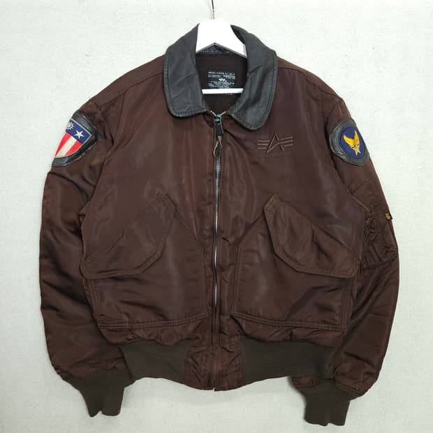 90s 알파인더스트리 CWU 45P 플라이트 자켓 M