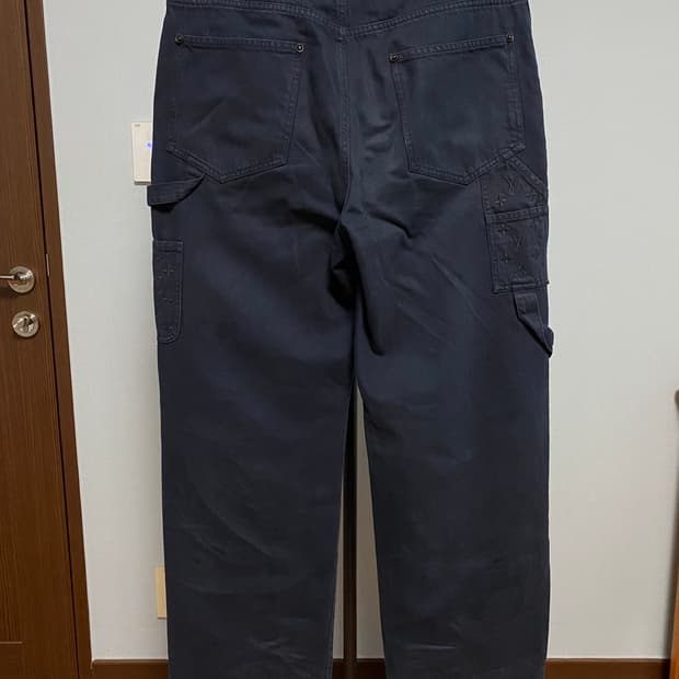 [32] 루이비통 가먼트 다이드 데님 카펜터 팬츠 바지 다크 네이비