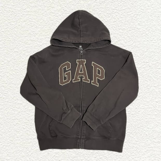 GAP 후드집업 S 브라운