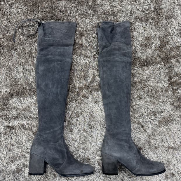 스튜어트 와이츠먼 TIELAND 스웨이드 롱부츠 37