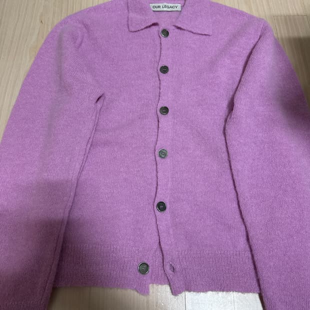 아워레가시 이브닝폴로 가디건