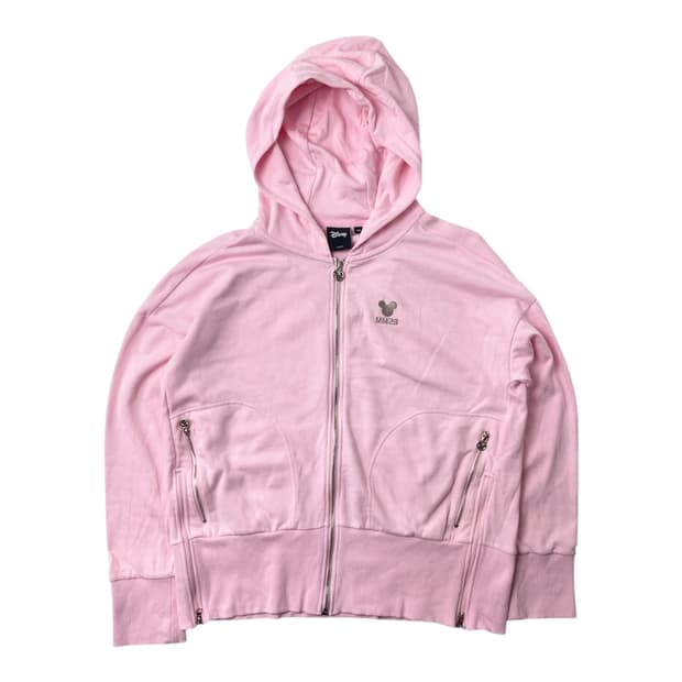 [중고] 디즈니 후드집업 딸기우유 핑크 100