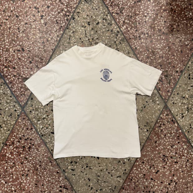 90s 헤인즈 LA Police DEPT 티셔츠 (L)