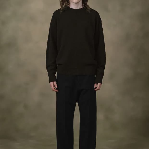 [새제품] 셔터 BOUCLE CREWNECK KNIT DARK BROWN