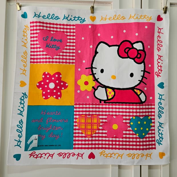 HELLO KITTY 빈티지 손수건