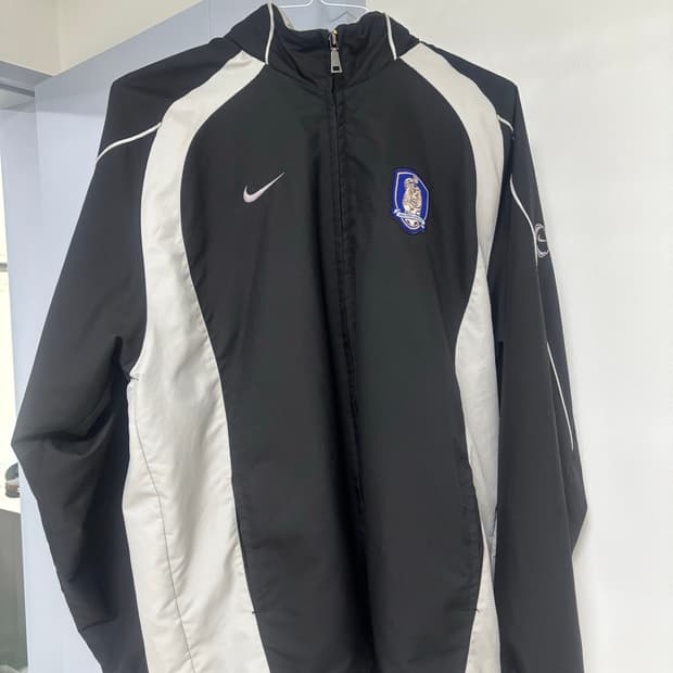 나이키 올드스쿨 2002 대한민국 국대 바람막이 xxl 희귀템