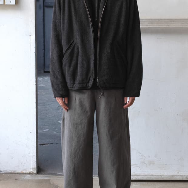고낙 25fw brushed dami pants khaki