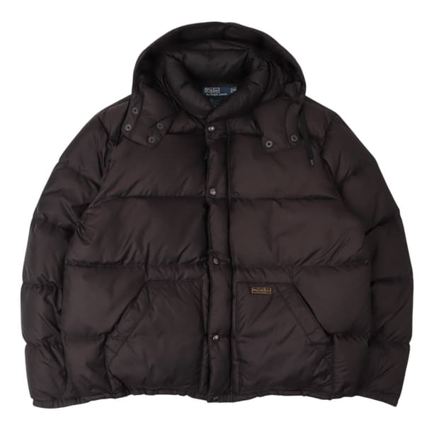 폴로 랄프로렌 후디드 덕다운 자켓 패딩