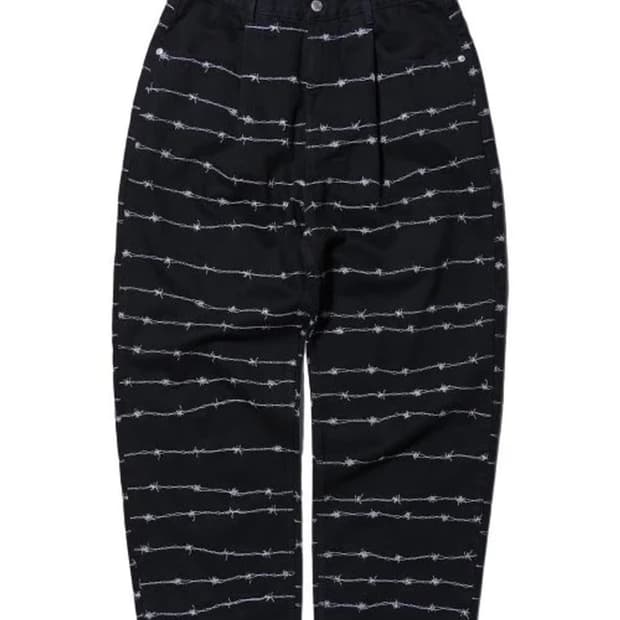 노매뉴얼 W.F 데님 팬츠 철조망 바지