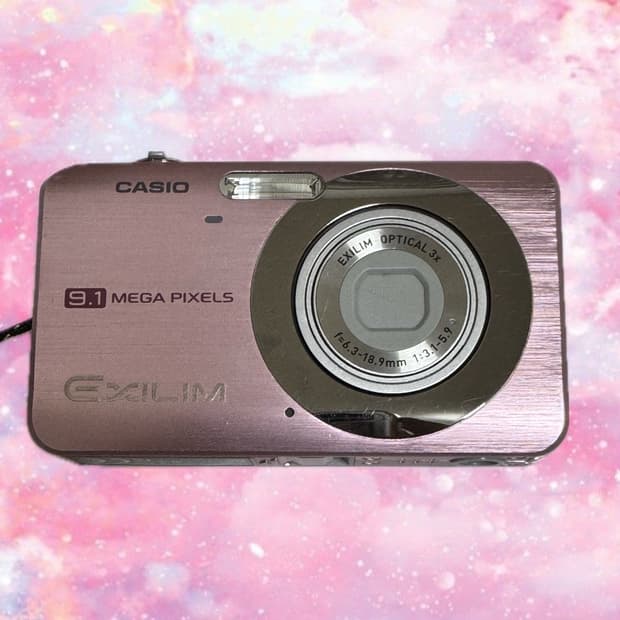 카시오 엑슬림 EX-85 딸기우유색(상태좋음,작례O)