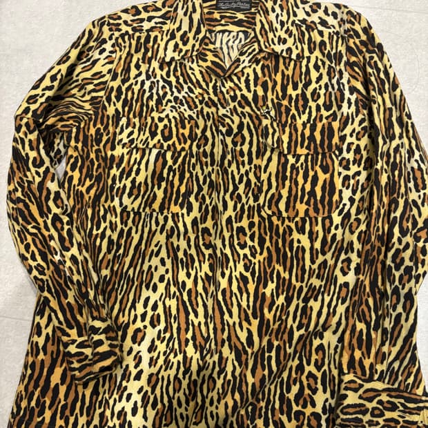 WACKO MARIA 레오파드 셔츠 L