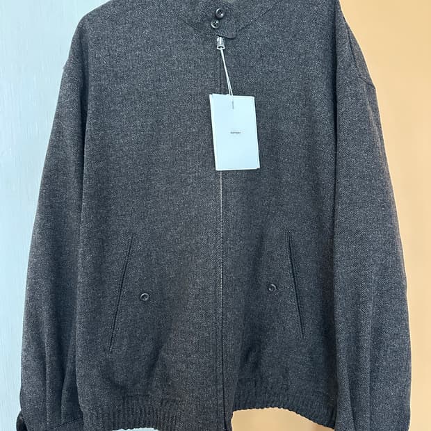 포터리 셔틀랜드 울 해링턴 다크브라운 3사이즈 판매 혹은 교환