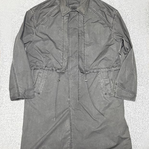 48)준지 JUUN.J 가먼트 다잉 트렌치 코트