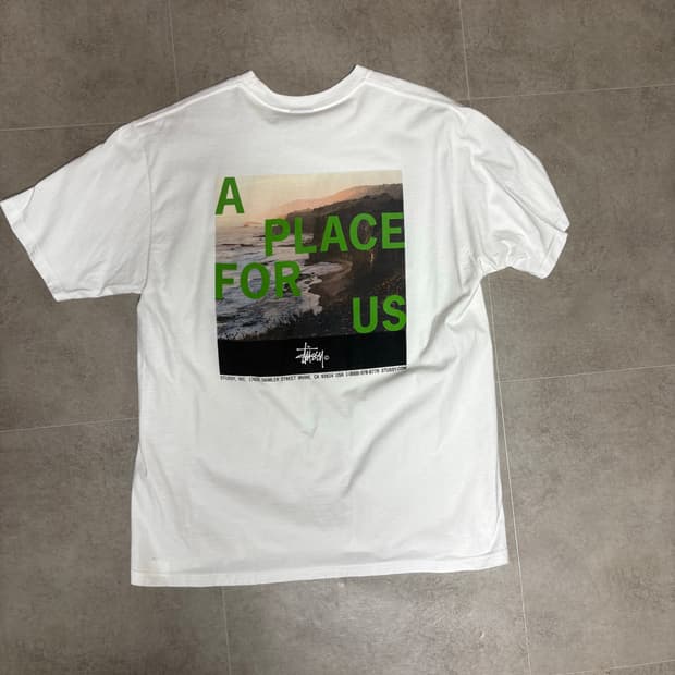 Stussy place for t shirt