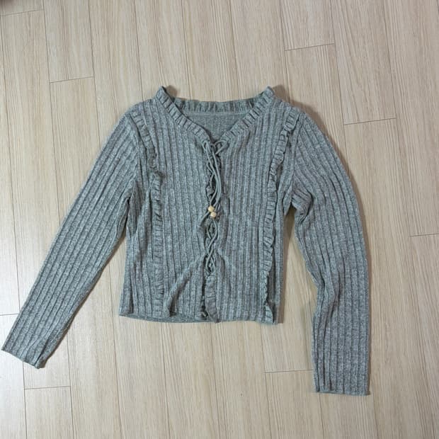 (실착1회) 프릴 긴팔티