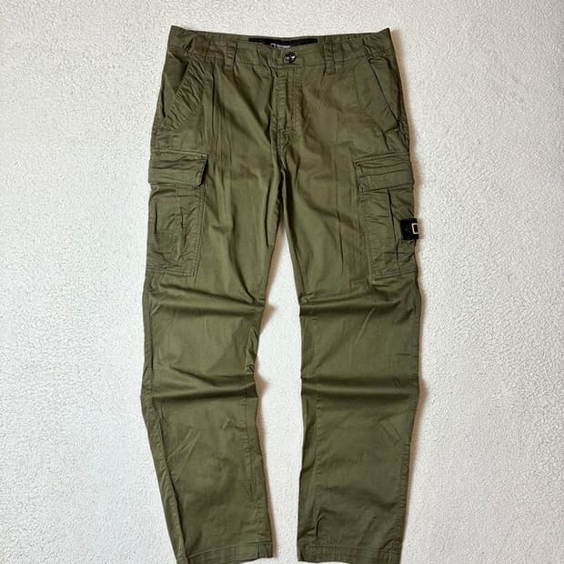 내셔널지오그래픽 20ss 피그먼트다잉 스트레이트 카고 팬츠 PN7638