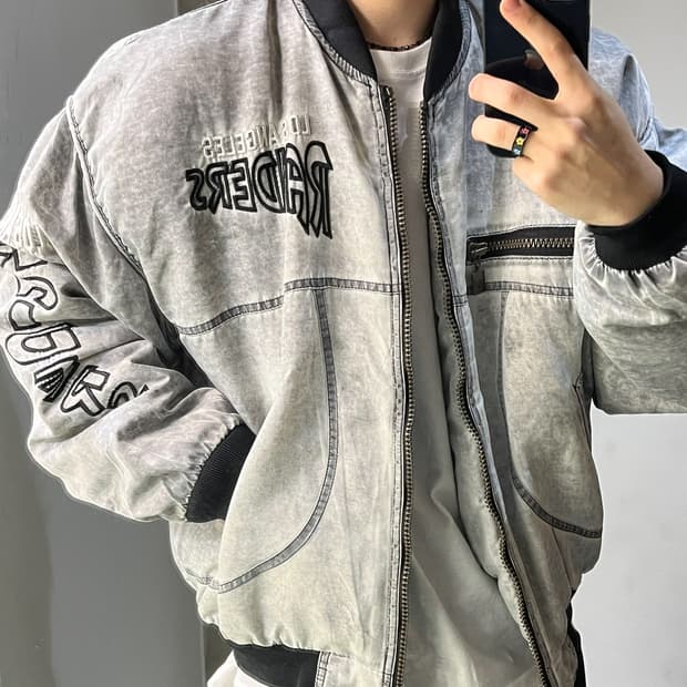 Nutmeg 90's LA 레이더스 봄버 자켓