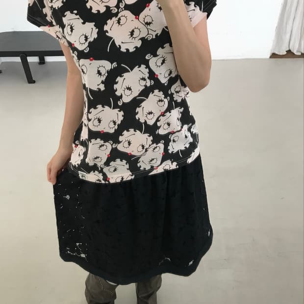 vintage Betty Boop print top