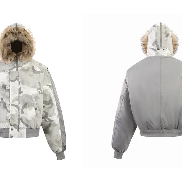 Wolfstar Camo Fur Bomber