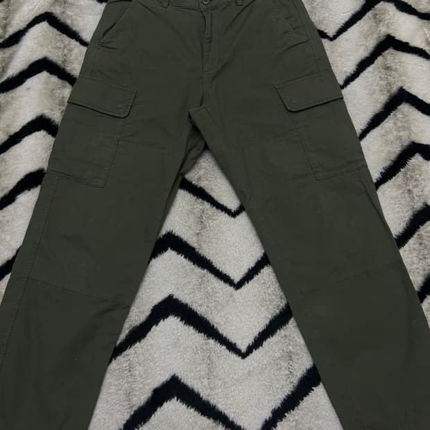 [M]유니클로 유틸리티 카고 팬츠/카키