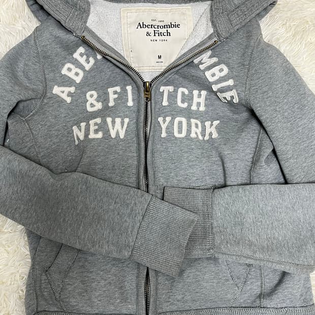 아베크롬비 후드집업 그레이