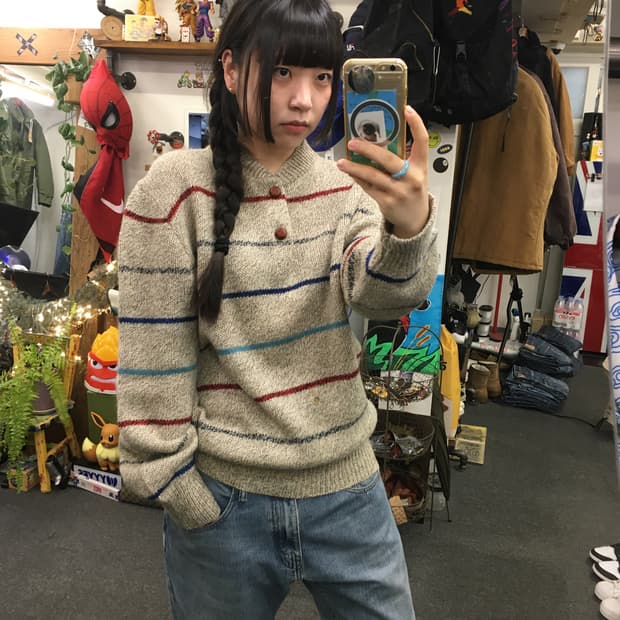 로얄 노스 밀스 usa 빈티지 니트