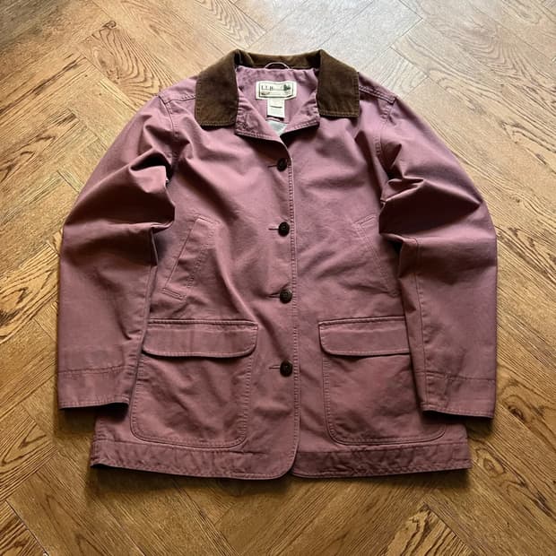 [L]L.L.Bean USA 엘엘빈 플럼 캔버스 헌팅 자켓
