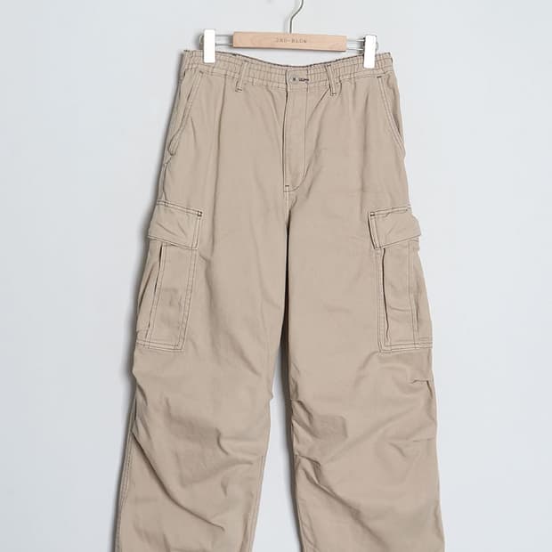 G U Wide Cargo Denim Pant (29~30)