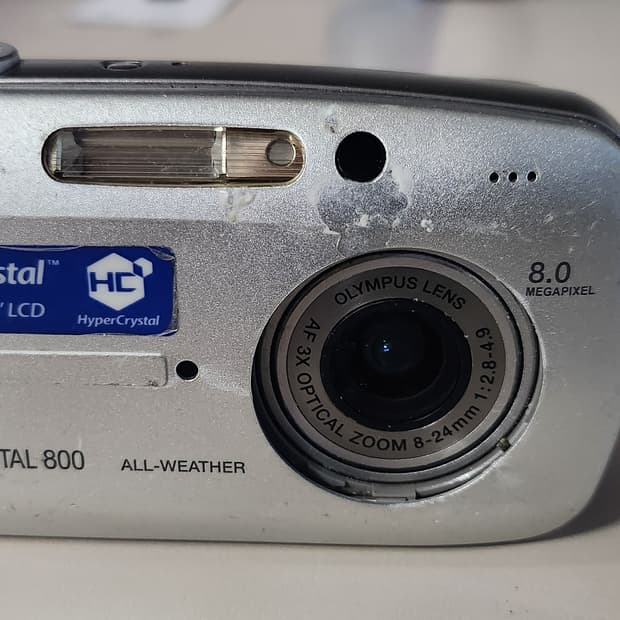 OLYMPUS 뮤 DIGITAL 800 빈티지 디지털카메라