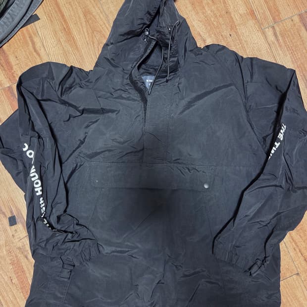 [네고가능]아노락 윈드브레이커 후드티 반집업