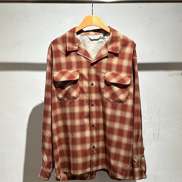 Beams Rayon On Bray Check Shirt