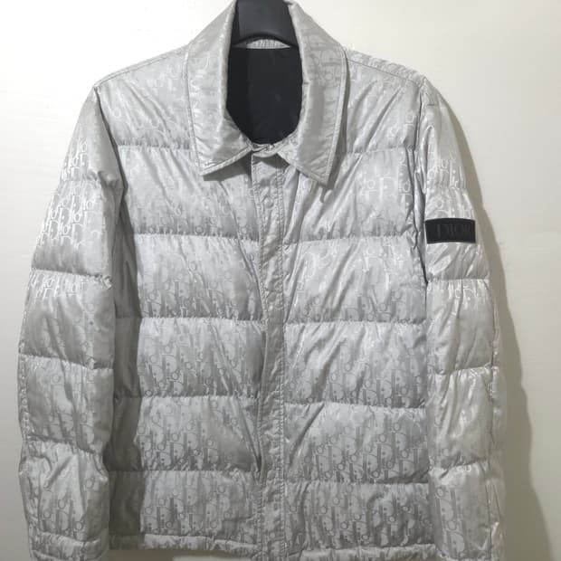 디올 오블리크 자카드 퀼티드 패딩 50 Size