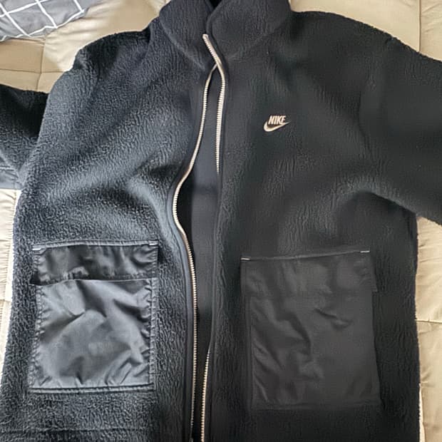 나이키 셰르파 플리스 자켓 XL 블랙