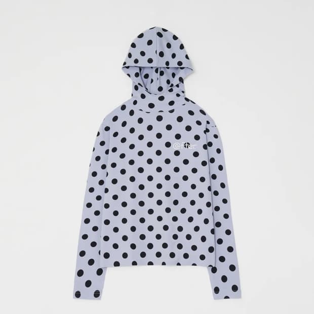 애프터누드 도트 후디 스카이 free