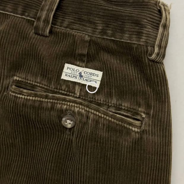 폴로 랄프로렌 브라운 코듀로이 팬트 
