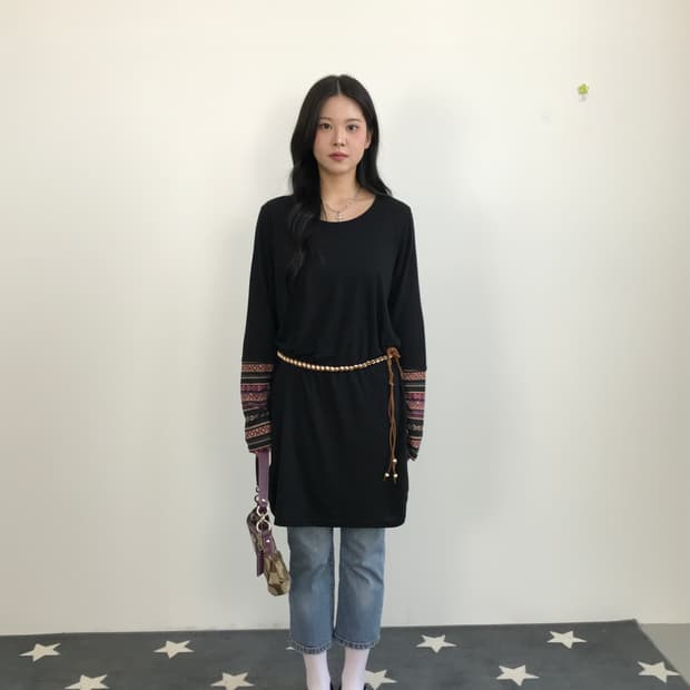 RyuRyu Ethnic Cuff Point Onepiece