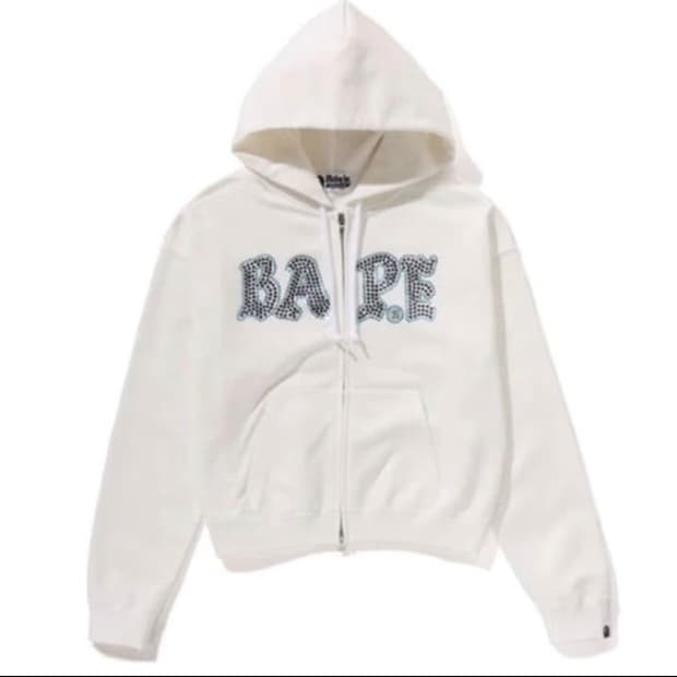 베이프 크리스탈 스톤 후드집업