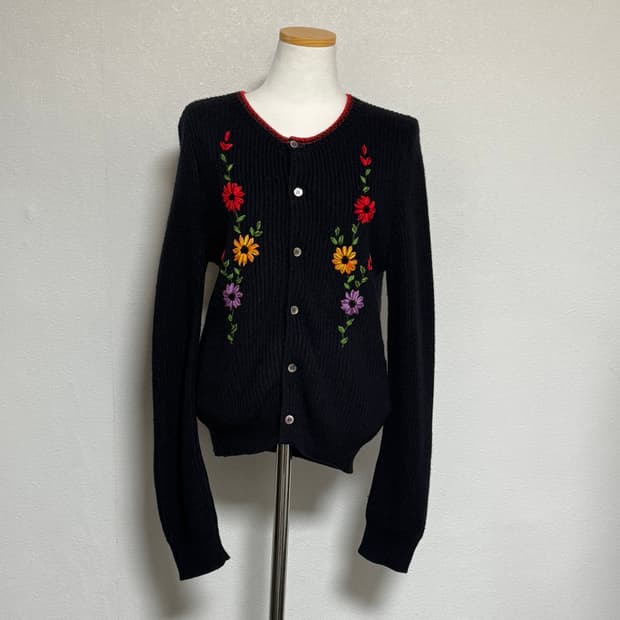 15ss 꼼데가르송 걸 초판 니트 가디건 s